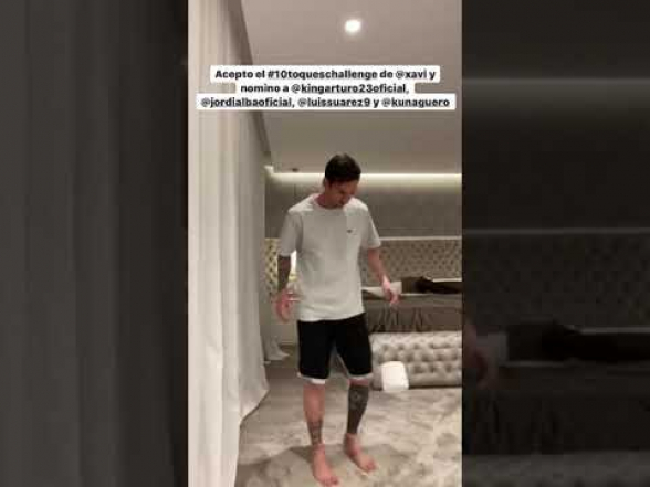 Месси присоединился к челленджу #StayAtHome (видео)