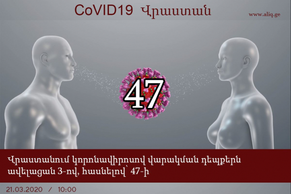 Число зараженных коронавирусом в Грузии достигло 47