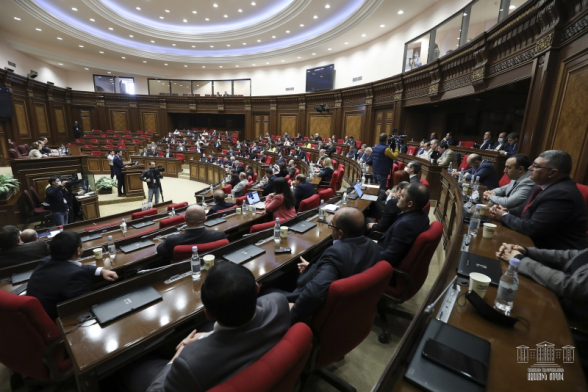 Заседание Национального собрания (прямой эфир)