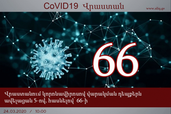Կորոնավիրուսով վարակման ևս 5 նոր դեպք Վրաստանում