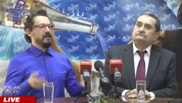 Пресс-конференция Менуа Арутюняна и Гургена Егиазаряна (прямой эфир)