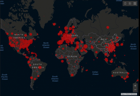 Коронавирус заставил весь мир уйти на карантин (видео)