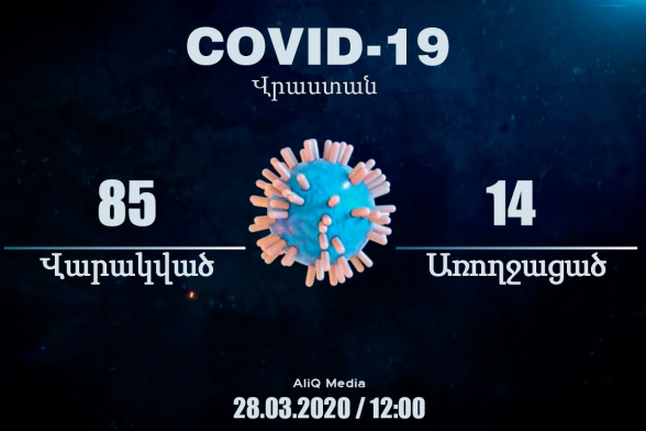 85 վարակված, 14 առողջացած. Կորոնավիրուսը Վրաստանում մարտի 28-ի դրությամբ. aliq.ge