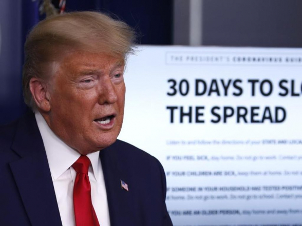 Трамп предсказал американцам «очень тяжелые и болезненные» две недели