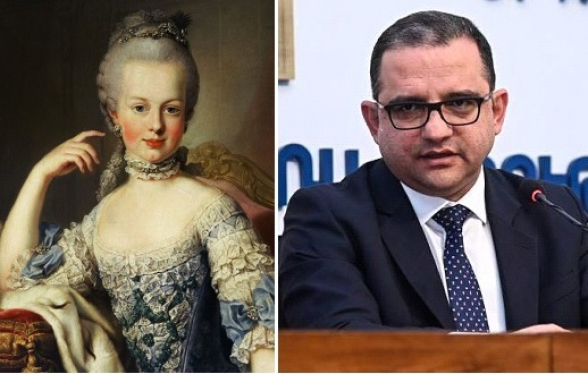 Մեր էկոնոմիկայի նախարարը չի հիշում, որ թագուհու էդ հորդորից երկրում ապստամբություն ու հեղափոխություն սկսվեց