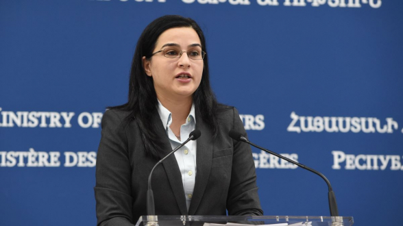 Օրակարգում նման հարց գոյություն չունի․ ԱԳՆ խոսնակը՝ Թուրքիայի կողմից ՀՀ-ին աջակցելու լուրերի մասին