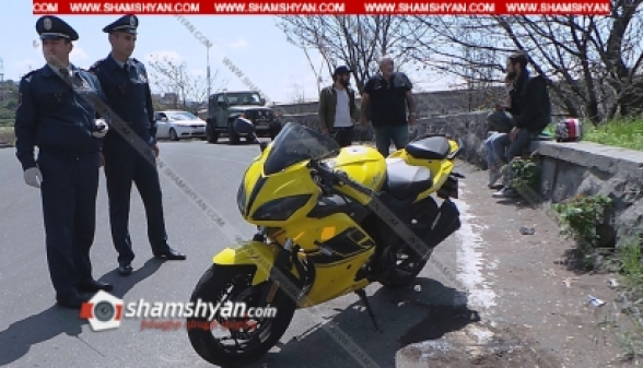 Երևանում մոտոցիկլավարը Hayasa մակնիշի մոտոցիկլով կողաշրջվել է. կա վիրավոր