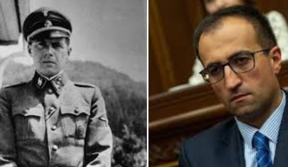 Նկարում պատկերված են երկու բժիշկ, ովքեր որոշել են, թե ով պետք է ապրի և ով՝ մեռնի