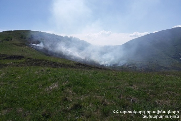 Այրվել է մոտ 5 հա խոտածածկ տարածք