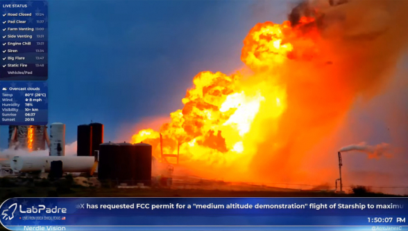 Прототип межпланетного корабля Илона Маска взорвался при испытании (видео)