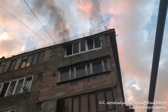 Վանաձոր քաղաքի բնակարաններից մեկում հրդեհ է բռնկվել․ կա տուժած