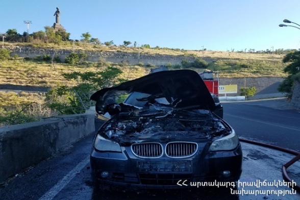 Այրվել է «BMW» մակնիշի ավտոմեքենայի շարժիչը
