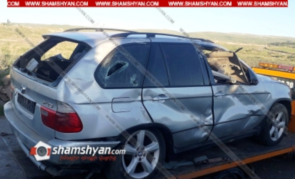 Շիրակի մարզում 28–ամյա վարորդը BMW X5-ով դաշտամիջյան ճանապարհին կողաշրջվել է. կա վիրավոր