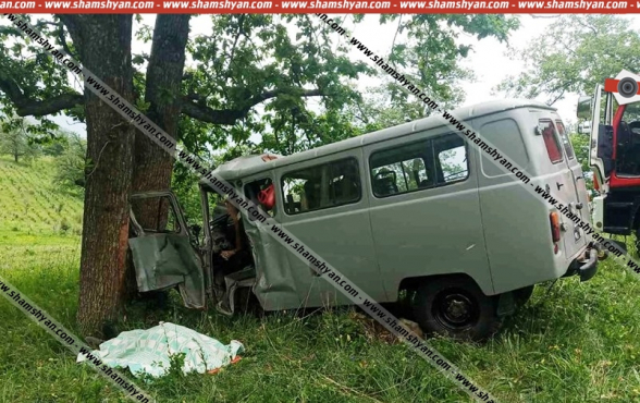 Դիլիջանի անտառում ՀՀ ՊՆ «ՈՒԱԶ»-ը բախվել է ծառին. կա 1 զոհ, 1 վիրավոր