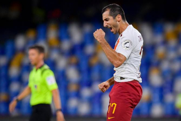 «Рома» проиграла «Наполи»: Мхитарян стал автором гола (видео)