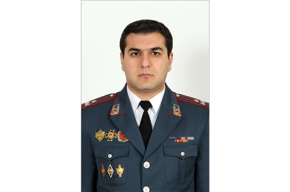 Начальником штаба полиции Армении назначен Армен Мкртчян