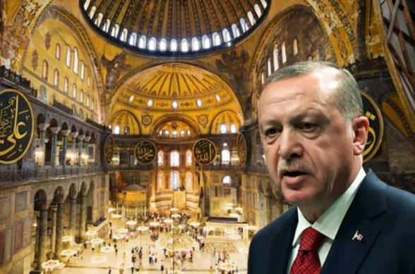 Эрдоган подписал указ о превращении собора Святой Софии в мечеть