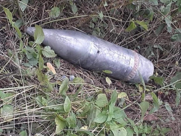 Չպայթած ադրբեջանական արկ` Չինարիում