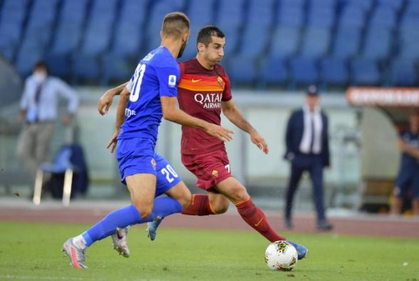 «Рома» победила «Фиорентину»: Мхитарян принял участие в матче (видео)