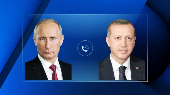 Путин и Эрдоган обсудили конфликт на армяно-азербайджанской границе (видео)