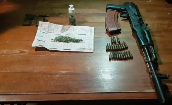 Գառնի գյուղի 39-ամյա մի բնակիչ գյուղի Բանավան թաղամասի գործարաններից մեկի հարևանությամբ աճեցնում, օգտագործում և պահում է թմրամիջոց ու ապօրինի զենք (տեսանյութ)