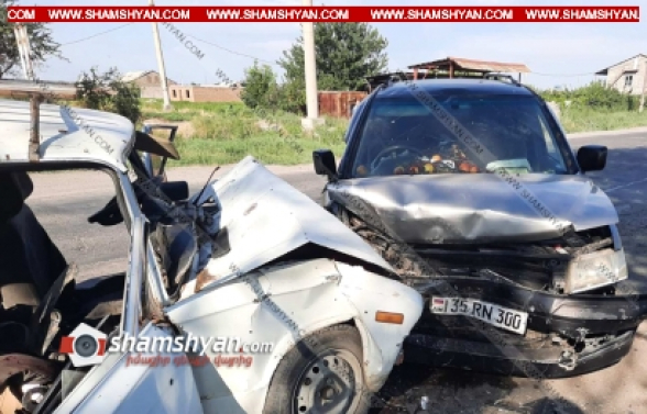 Արարատի մարզում ճակատ-ճակատի բախվել են Mitsubishi Chariot-ն ու ВАЗ 2106-ը. կա 1 զոհ, 2 վիրավոր
