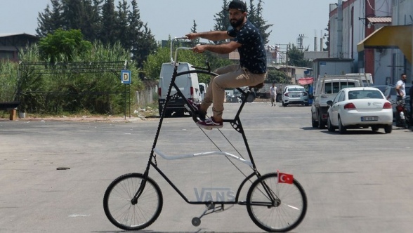 Թուրքիայիում «կորոնավիրուսից պաշտպանող» հեծանիվ են ստեղծել (լուսանկար)
