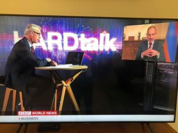 Никол Пашинян стал гостем программы «HardTalk» на телеканале ВВС