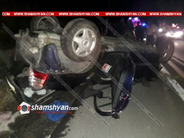 Գեղարքունիքի մարզում 30-ամյա վարորդը Opel-ով գլխիվայր շրջվել է, կան վիրավորներ. ավտոմեքենան վերածվել է մետաղե ջարդոնի