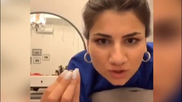 Մարիամ Փաշինյանը կրկին զվարճանում է Tik-tok-ում