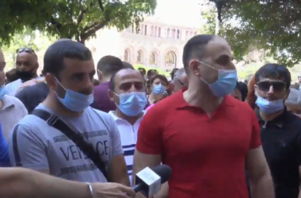 Акция протеста торговцев импортными товарами (видео)