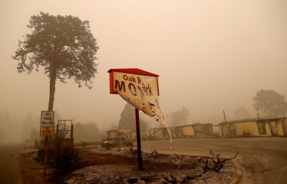 Дым от лесных пожаров в США достиг Северной Европы