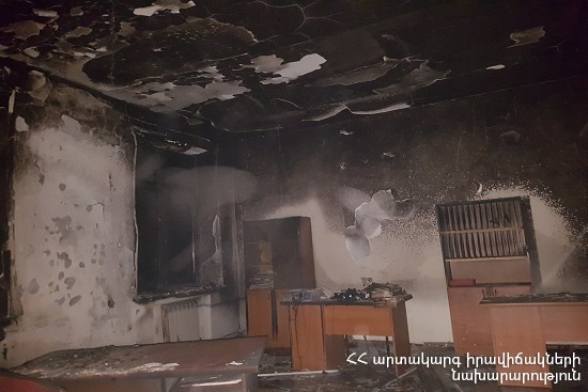 Նալբանդյան գյուղի դպրոցում բռնկված հրդեհը մարվել է