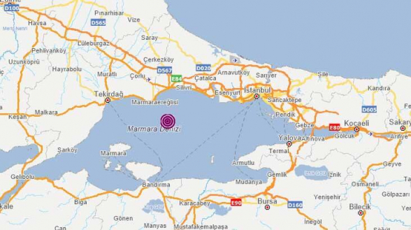 В районе Стамбула произошло землетрясение магнитудой 4,2