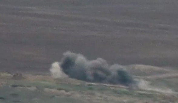 Очередное поражение азербайджанской военной техники (видео)