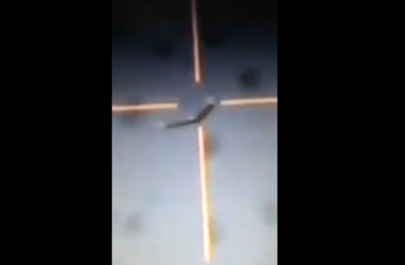 «Попали»: опубликованы кадры уничтожения азербайджанского беспилотника «Орбитер-1K»