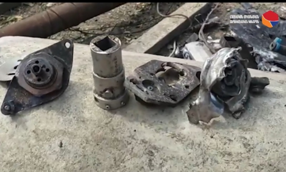 Ադրբեջանական ԱԹՍ-ի մասնիկները Հադրութում