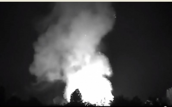 Уничтожена перевозившая боеприпасы колонна автомашин противника (видео)