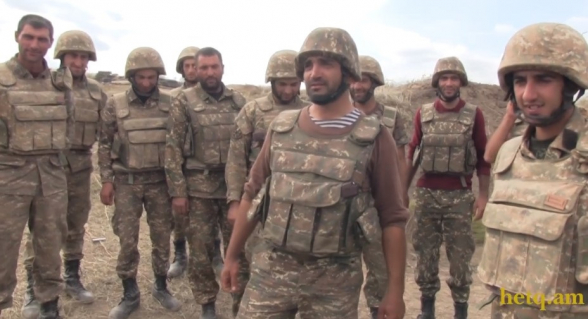 «Если мы – солдаты Армянской армии, то понятно, что мы победим смерть»: солдаты – с линии фронта (видео)