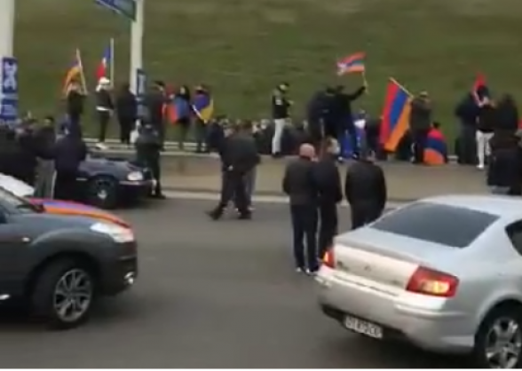 Армяне во Франции закрывают пункты пропуска на границе с соседними странами (видео)