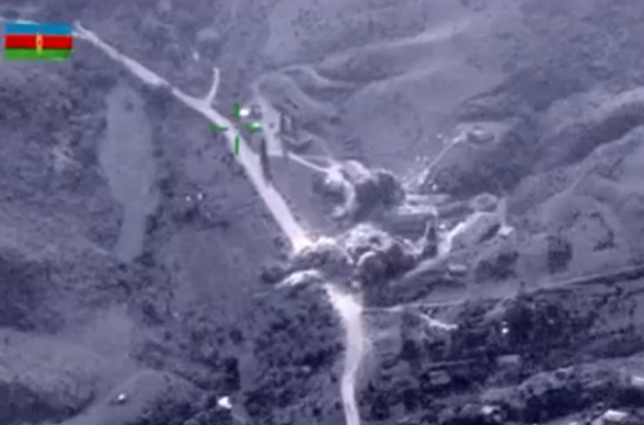 На опубликованных противником кадрах момент удара по госпиталю в Арцахе пытаются выдать за уничтожение базы горюче-смазочных материалов – пресс-секретарь МО (видео)