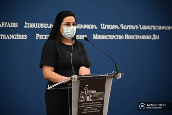 Прекращение огня должно быть стабильным и верифицируемым – МИД Армении