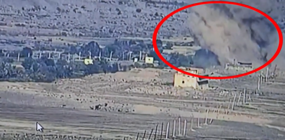 Опубликованы кадры уничтожения вражеской установки «Смерч»