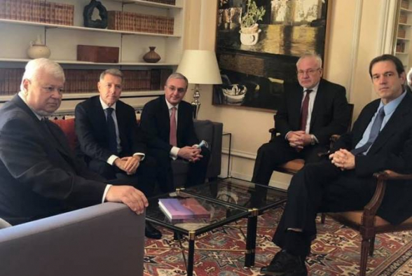 В Женеве проходит встреча Зограба Мнацаканяна и сопредседателей Минской группы ОБСЕ