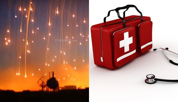 Ինչպե՞ս պաշտպանվել սպիտակ ֆոսֆորից և ցույց տալ առաջին բուժօգնություն