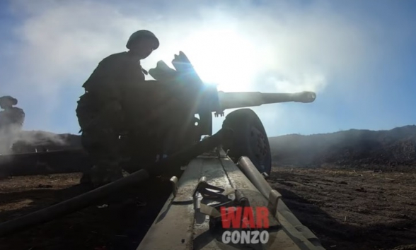 Շուշիի մատույցներում Д-20 հրետանին հարվածներ է հասցնում Ադրբեջանի ԶՈւ-ին․ WarGonzo (տեսանյութ)