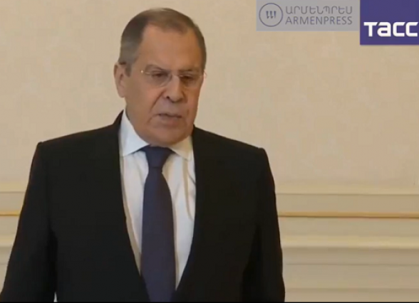 Սերգեյ Լավրովը Բաքվում բանակցություններից հետո պատասխանում է լրագրողների հարցերին (տեսանյութ)