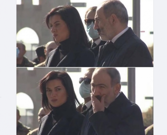 Նիկոլ Փաշինյանն ու Աննա Հակոբյանը պատարագի եկան՝ մեծ թվով թիկնապահների ուղեկցությամբ