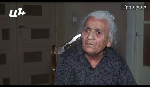85-ամյա Էմմա տատը Հադրութում միակ որդու գերեզմանն է թողել