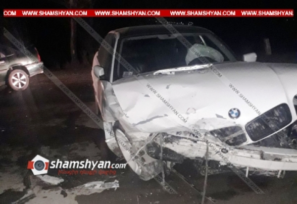 Լոռու մարզում բախվել են BMW-ն ու Opel-ը. կա 6 վիրավոր. դեպքի վայրից փախած BMW-ի վարորդը եղել է խմածության ամենաբարձր աստիճանի